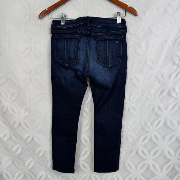 Rag & Bone Ankle Skinny in Southgate Jean Size 25 Altered Length Inseam 21" - Picture 2 of 11
